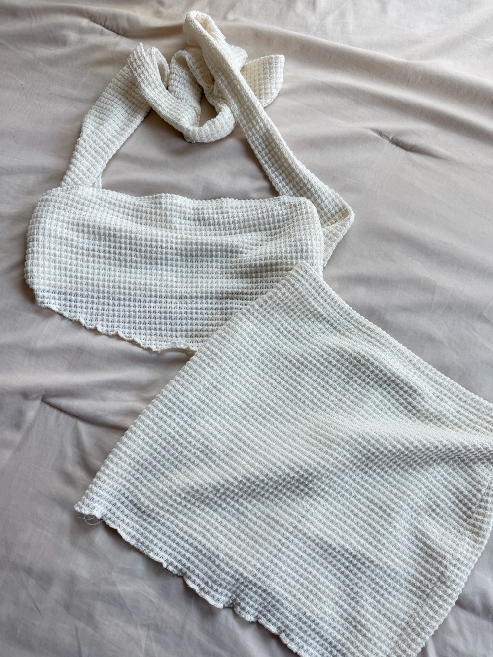 White Matching Set